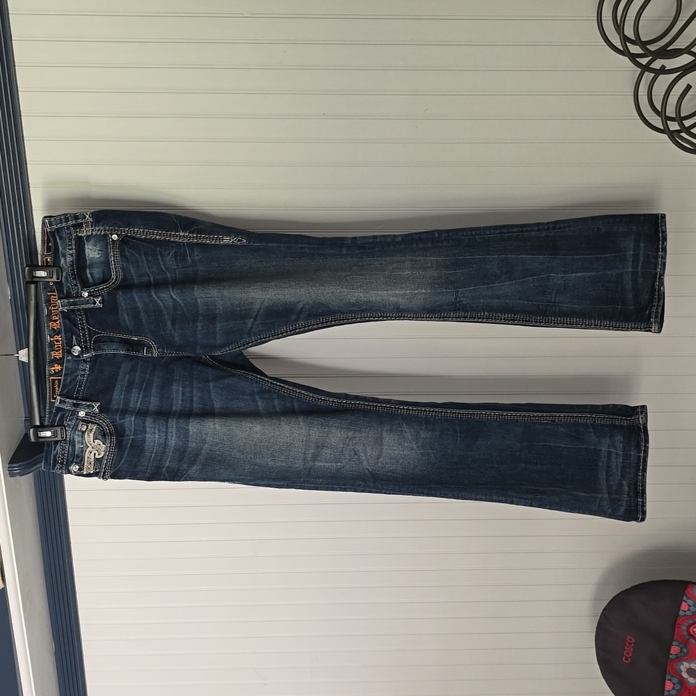 2 pairs of Rock Revival Jeans